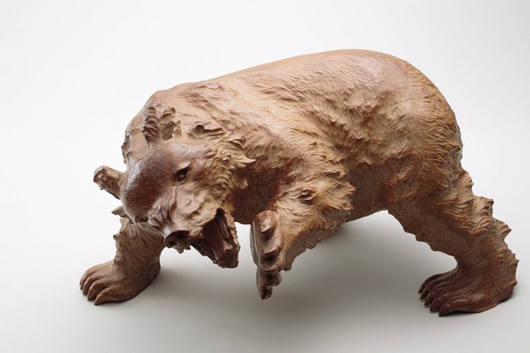 古い大きな親子木彫り熊 /アンティーク アイヌ 激安！ | kenno-comisen.jp