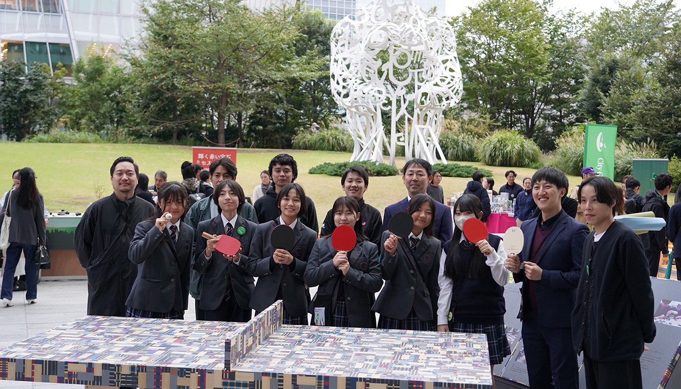 端材の卓球台に小澤征悦の“赤パンツ”｡これがサステナブルの最前線､｢ETHICAL DESIGN WEEK TOKYO 2025｣