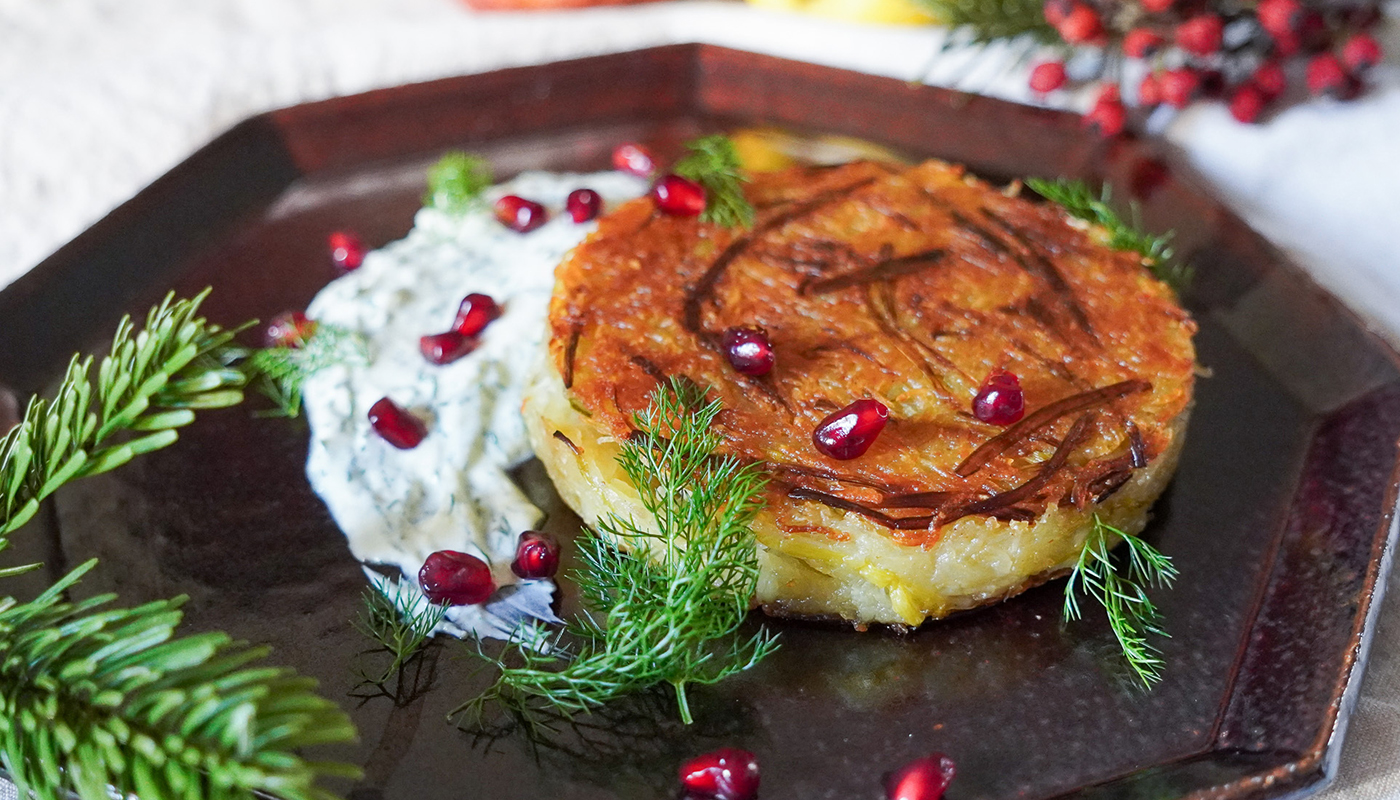 週１回からはじめる新･食習慣 ヴェルヌ華子の｢プラントベース｣レシピ㉗ ジャガイモとリークのガレット